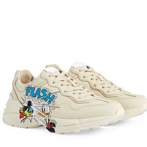 Disney Unisex Donald Duck Rhyton Sneaker Cream